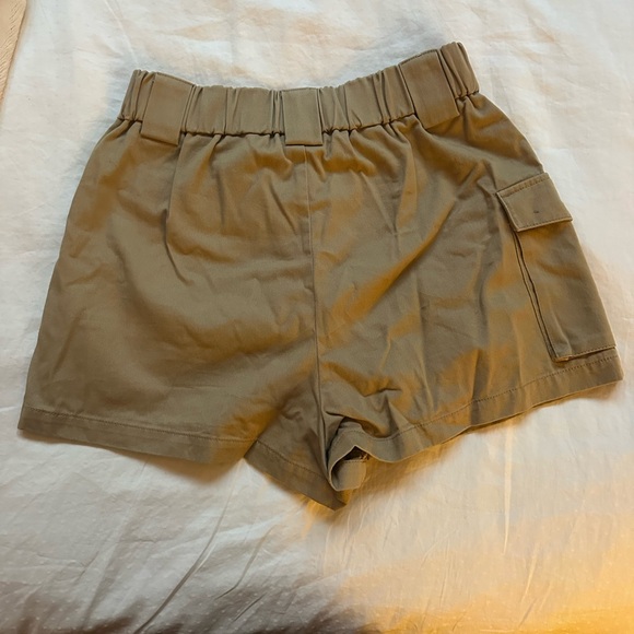 TNA High Waist Shorts - Tan - Picture 3 of 3